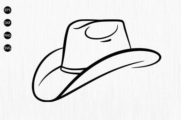 Cowboy Boots with Hat Svg, Floral Boots