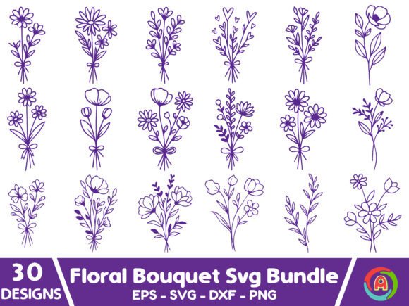 Floral Bouquet Svg Bundle Review