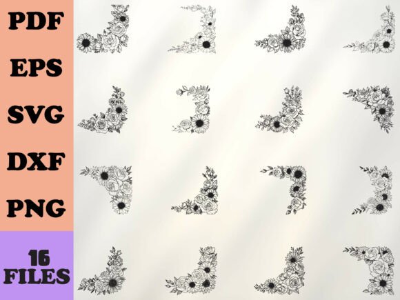 Floral Corner Svg Review