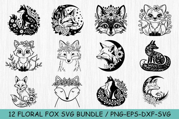 Floral Fox Svg Bundle Review
