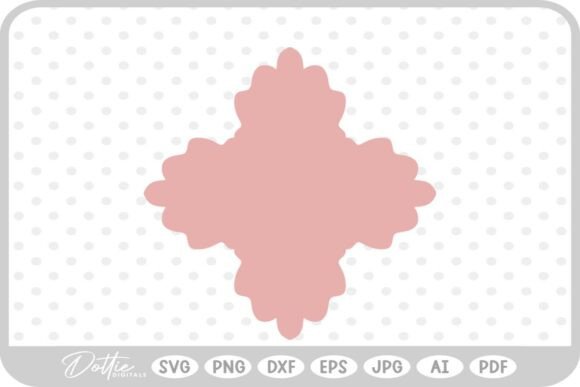 Floral Shape SVG PNG DXF