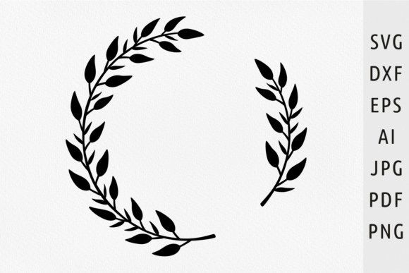 Floral Wreath Svg Flourish Border Svg